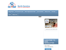 Tablet Screenshot of ncvaw.org